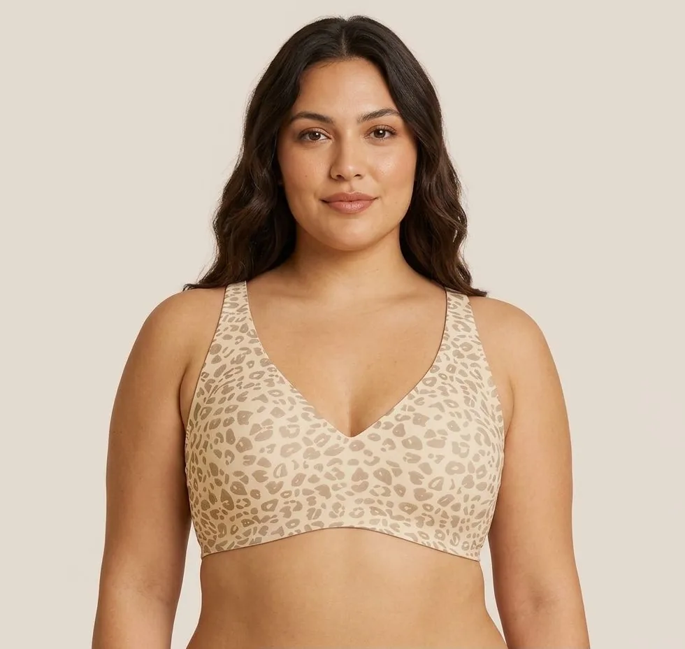 Jelly Flex Leopardato beige, indossato