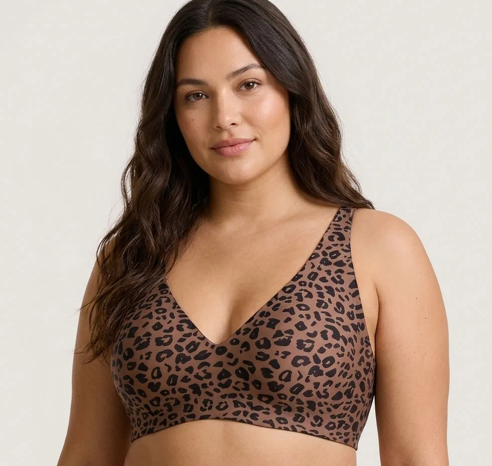 Jelly Flex Leopardato marrone, indossato